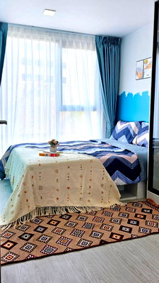 Condos for rent MRT Si Nut : LUM3REM5 Condo For Rent Atmoz Oasis Onnut 26 Sq.M. Floor 2 Building D line id : @livinglegacy