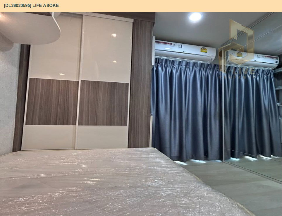 รูป DL26020595 ให้เช่าคอนโด ไลฟ์ อโศก (Life Asoke) ใกล้ MRT เพชรบุรี พร้อมเข้าอยู่ โทรด่วน 0800343450 LineID @655ebbvc - รูปที่ 10/14