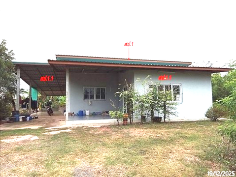 บ้านเดี่ยว 200.6 ตร.วา ปักธงชัย นครราชสีมา 1.7M