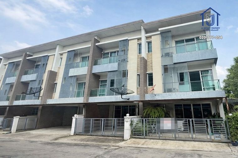 3-bed townhouse for sale, 170 sqm, 22 sq wah, Townplus Kaset-Nawamindra