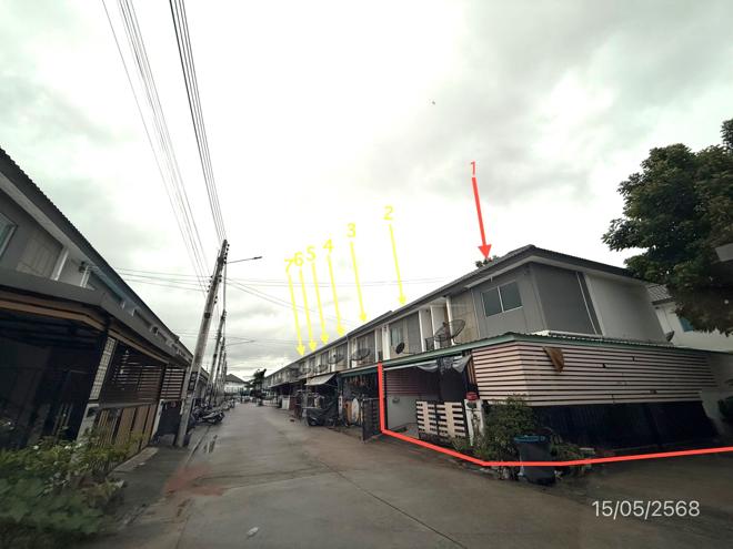 รูป ทาวน์เฮ้าส์ สำหรับขาย พฤกษา สหพัฒน์-แหลมฉบัง 2 บึง ศรีราชา ชลบุรี - รูปที่ 2/12