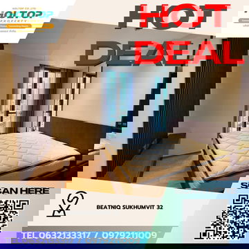 #Z4701💥 190269 🔥ให้เช่าคอนโด beatniq sukhumvit 32