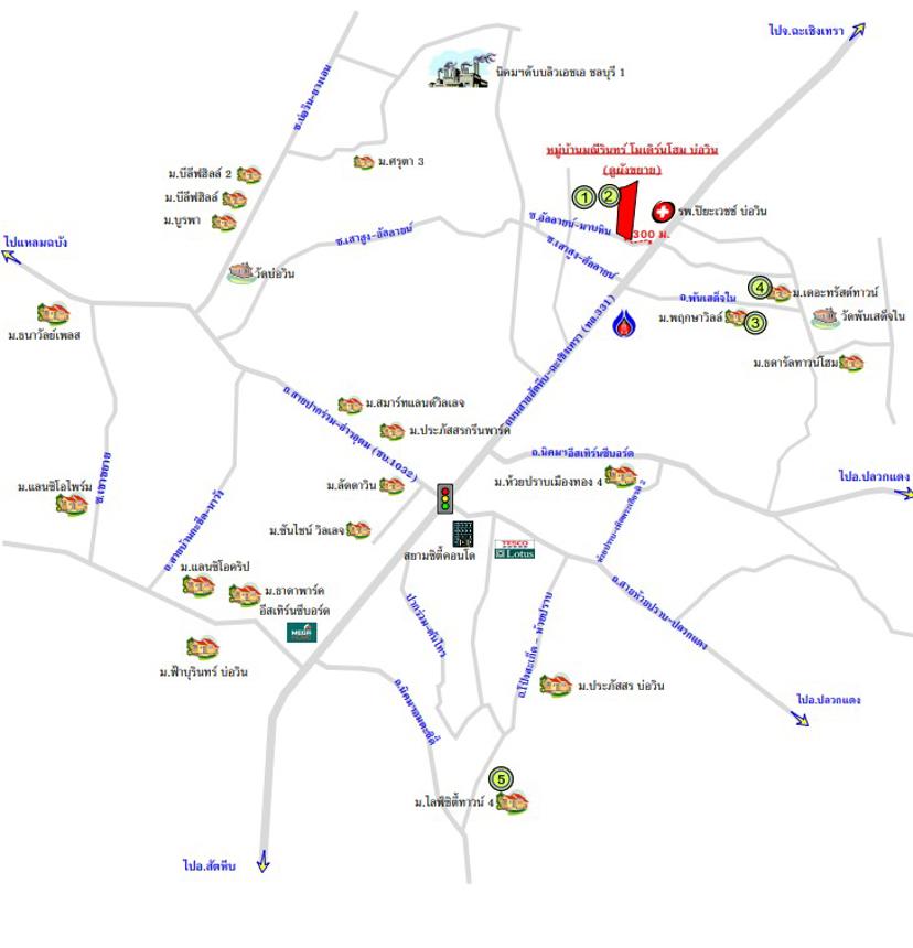 รูป ทาวน์เฮ้าส์ สำหรับขาย มณีรินทร์ โมเดิร์นโฮม บ่อวิน บ่อวิน ศรีราชา ชลบุรี - รูปที่ 18/18