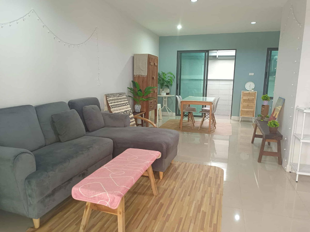 รูป 🐶 ทาวน์โฮมให้เช่า กาญจน์กนกทาวน์ 5 ป่าแดด ใกล้สนามบิน เลี้ยงสัตว์ได้ พร้อมอยู่ - รูปที่ 4/31