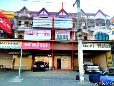 อาคารพาณิชย์ สำหรับขาย - เขาสามยอด เมืองลพบุรี ลพบุรี