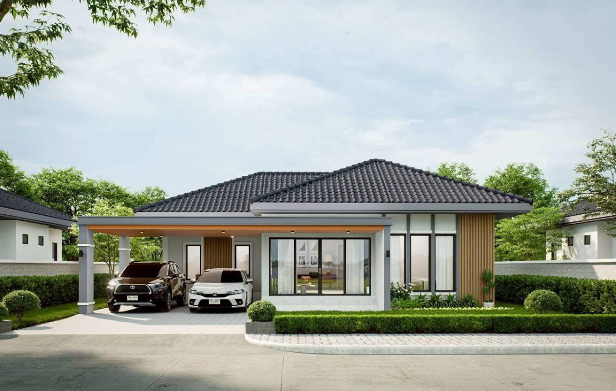 รูป เปิดจองแล้ววันนี้! บ้านเดี่ยวสร้างใหม่ ดีไซน์ทันสมัย ทำเลทองพัทยา  - รูปที่ 2/11