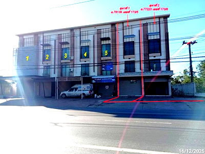 Shophouses for sale Nakhon Ratchasima : SHOP HOUSE for sale  Thong Chai Nua Pak Thong Chai Nakhon Ratchasima