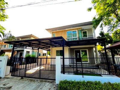 เช่าบ้านเดี่ยว ถนนหทัยราษฎร์ : 🏡✨ ให้เช่าบ้านเดี่ยว 2 ชั้น – ชัยพฤกษ์ รามอินทรา–พระยาสุเรนทร์ (Land & Houses) 📍 รามอินทรา 109 ใกล้ BTS บางชัน (สายสีชมพู) | ใกล้ Fashion Island