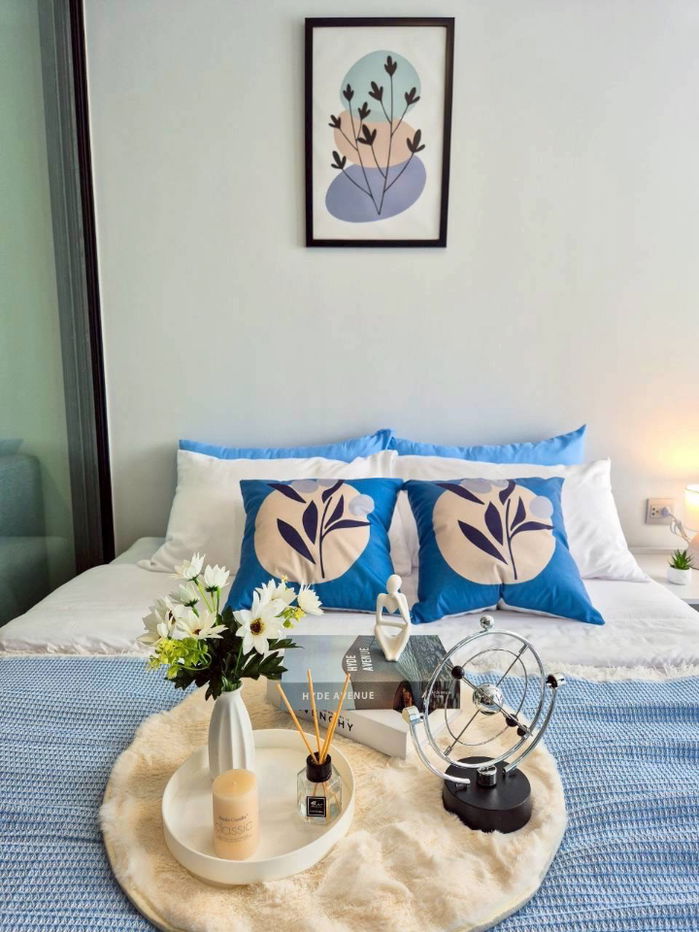 รูป T202 ให้เช่าคอนโด Kave Seed Kaset (เคฟ ซี๊ด เกษตร) ใกล้แยกเกษตร ห้องสวยมาก เฟอร์ครบ ราคาพิเศษสุดๆในที่นี้ - รูปที่ 3/18