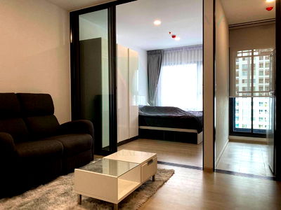 Condos for rent MRT Nonthaburi Civic Center : For Rent Condo ASPIRE RATTANATHIBET WESTON Building 1, Floor 16,1 bed room, Room size 30.00 sqm