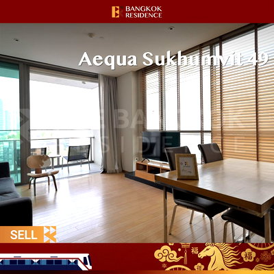 ขายคอนโด :  🚀 Hot Corner Luxury Unit with Spacious Layout - Aequa Sukhumvit 49 near Bts Thong Lo