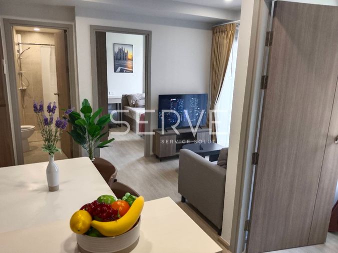 2 Beds 34.45 sq.m. Nice Room New Condo Good Location Next to BTS Khu Khot 100 m. at Nue Core Khu Khot Station Condo / For Rent