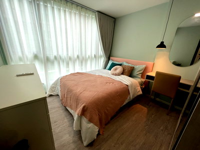 คอนโดให้เช่า : ให้เช่าคอนโด Atmoz Bangna 1Bedroom 33 ตร.ม พร้อมอยู่ 15,500  สำหรับคนที่ต้องการพื้นที่ทำงาน