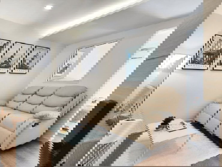 รูป เช่าคอนโดSRLandพร้อมเฟอร์ฯ ห้องรีโนเวทใหม่ทั้งหมด ใกล้เซนเฟส , ม.พายัพ , Metamall , ตลาดแม่กวง ตึก C2 ชั้น 8 ห้องใหม่ - รูปที่ 4/9