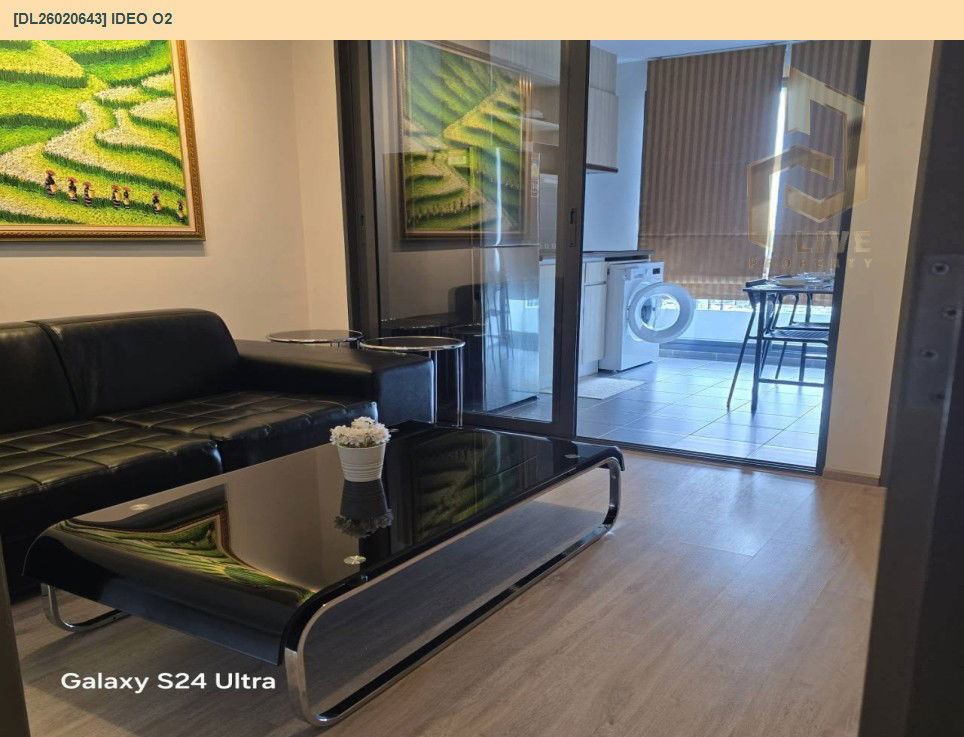 รูป DL26020643 ให้เช่าคอนโด ไอดีโอ โอทู (IDEO O2) ใกล้ BTS บางนา พร้อมเข้าอยู่ โทรด่วน 0614453194 LineID @162cjixi - รูปที่ 2/11