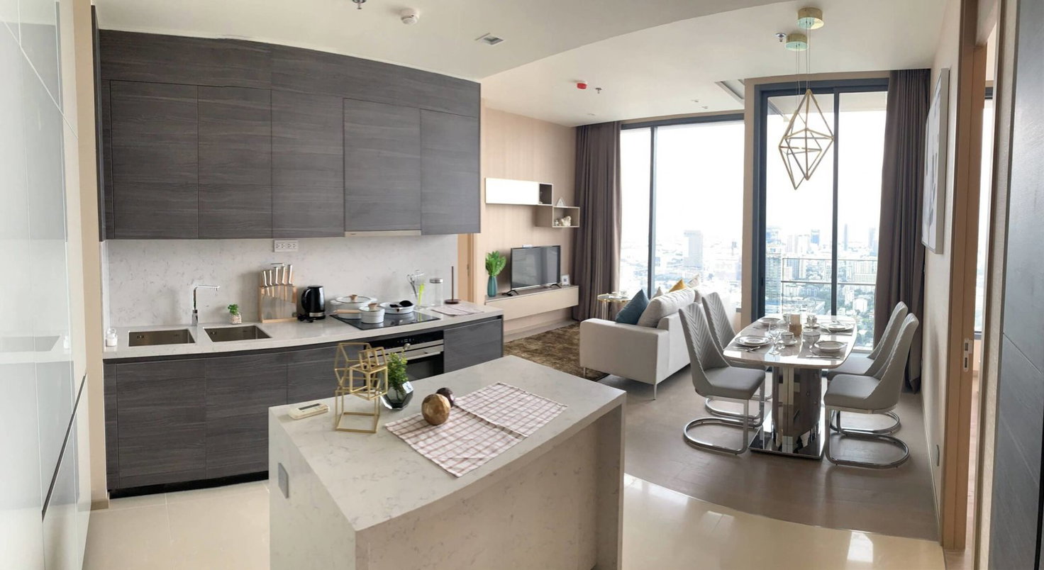 รูป LTHC14427 – Condo for Rent | The Esse Asoke | 75 sqm | 2 Beds 2 Baths | Near BTS Asoke | 80K/Month - รูปที่ 1/10