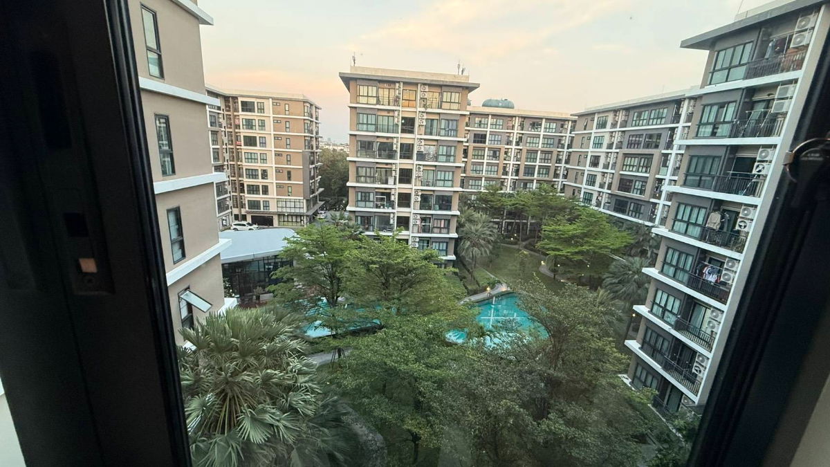 รูป 🍀🍀 ( ห้องว่าง ) ให้เช่า คอนโด ฮอลล์มาร์ค งามวงศ์วาน 🍀🍀 ชั้น 6 ขนาด 30 ตร.ม. วิวสระว่ายน้ำ ตกแต่งครบ พร้อมเครื่องซักผ้า - รูปที่ 7/7