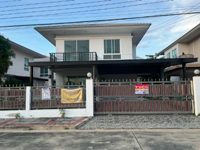 ราคาพิเศษ! [ขาย] บ้านเดี่ยว 2 ชั้น หมู่บ้านสัมมากร ชัยพฤกษ์ วงแหวน  ถนนละหาร-บ้านลำโพ ตำบลลำโพ บางบัวทอง นนทบุรี (ราคา 3,950,000 บาท)