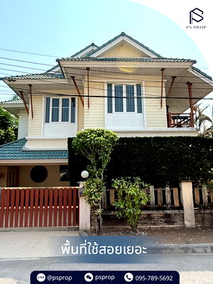 บ้านเดี่ยวให้เช่า : For Rent Casaluna Village หมู่บ้าน คาซาลูน่า บางแสน  #HR0058 หมู่บ้านติดทะเลบางแสน หาดส่วนตัว