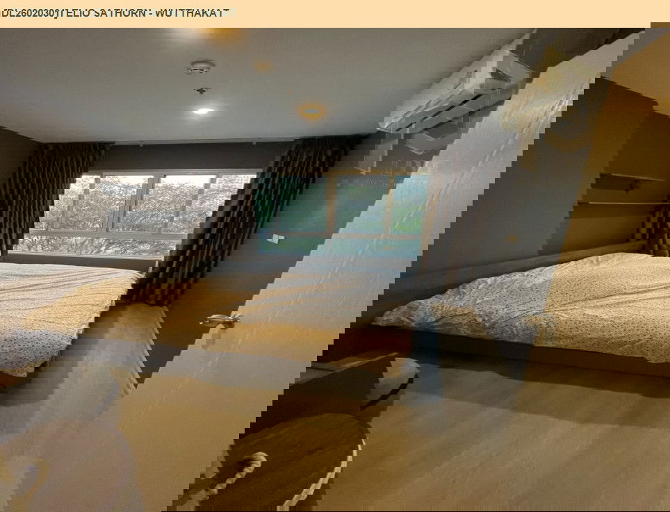 รูป DL26020301 ให้เช่า คอนโด เอลลิโอ สาทร-วุฒากาศ (ELIO SATHORN - WUTTHAKAT) พร้อมเข้าอยู่ โทรด่วน 0800343450 LineID@655ebbvc - รูปที่ 4/11