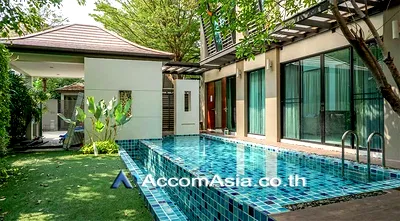 Houses for rent J Avenue Thonglor : 🔼🔽 AccomA 📩 Private Swimming Pool 3 BR House @Peaceful Living (AA11532)