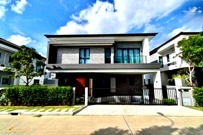 Houses for rent Mega Bangna : P0574/Single house for rent, The City Bangna, large area 285 sq m, complete functions, ready to move in. Supports short-term contracts