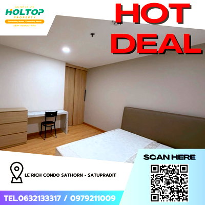 คอนโดให้เช่า : #Z4722💥 200269 🔥ให้เช่าคอนโด Le Rich Condo Sathorn - Satupradit