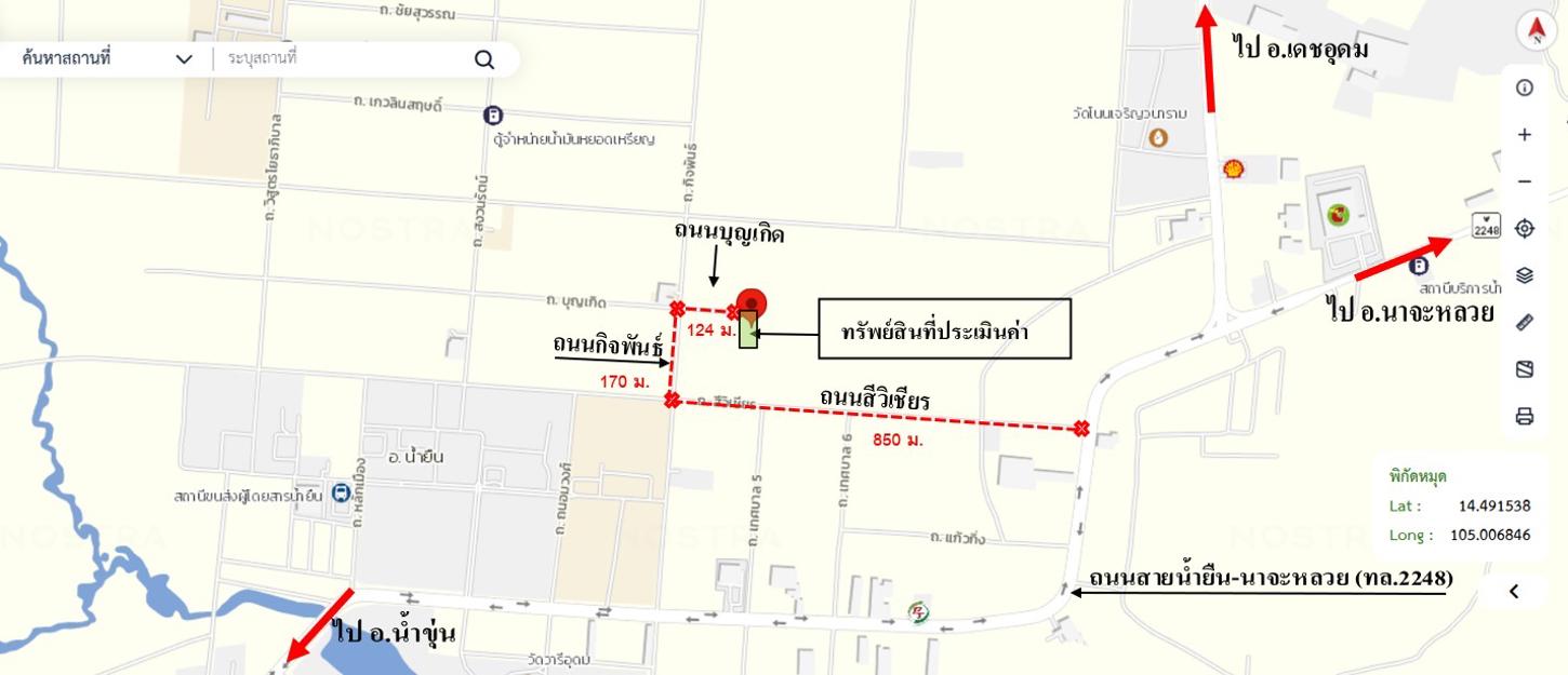 รูป บ้านเดี่ยว สำหรับขาย - สีวิเชียร น้ำยืน อุบลราชธานี - รูปที่ 23/24