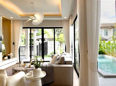 Houses for rent Chiang Mai : Rent: 𝐈𝐧𝐟𝐢𝐧𝐢𝐭𝐞 𝐍𝐈𝐍𝐄 𝐏𝐨𝐨𝐥 𝐕𝐢𝐥𝐥𝐚 𝐏𝐚𝐲𝐚𝐩 4BR  300 m – New CMIS