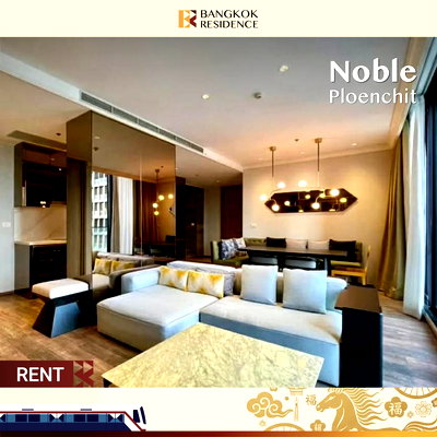 Condos for rent :  Rare Unit! 🚀 Noble Ploenchit , High-floor unit with a stunning view at a great price, Only 1 unit available at this size! 