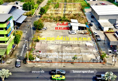 Land for rent Bang Bon : Call : 097-414-5365 Vacant land on Ekachai Road, near the intersection of Ekachai Road and Bang Bon 5 Road