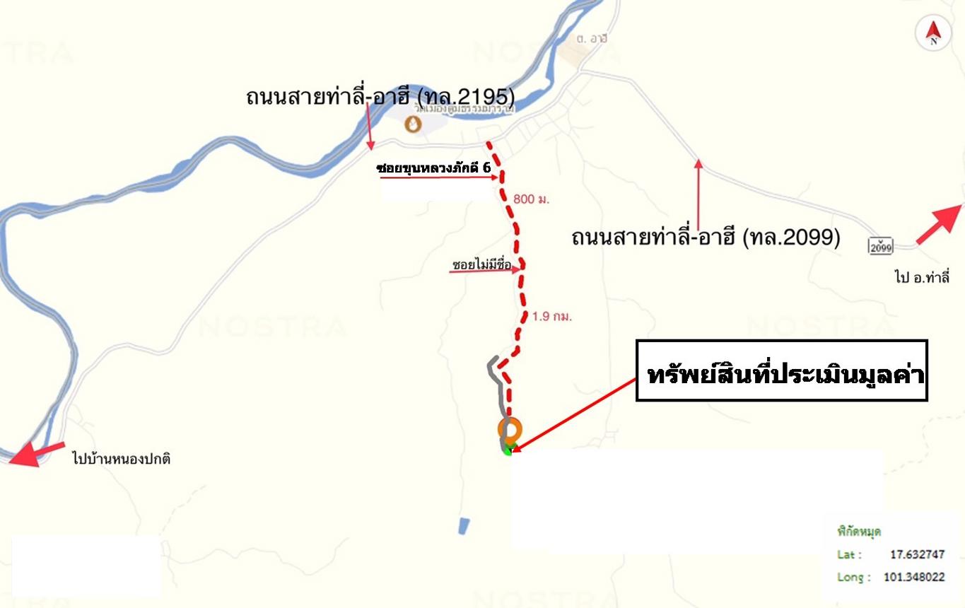 รูป ที่ดินว่างเปล่า สำหรับขาย - อาฮี ท่าลี่ เลย - รูปที่ 14/14