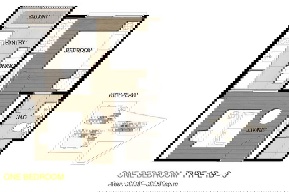 รูป 🔥 สำหรับขาย !! วิวสวย, ชั้นสูง 20++ !!🔥 Code C20230110773..........Fuse Chan-Sathorn, 1 ห้องนอน, 1 ห้องน้ำ, แต่งครบ, ราคาพิเศษ!!📣📣 - รูปที่ 9/9