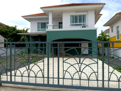 บ้านเดี่ยวให้เช่า : HR3216ให้เช่าบ้านเดี่ยวหลังใหญ่ พื้นที่กว้าง 100 ตร.ว. | รีโนเวทใหม่ทั้งหลัง หมู่บ้านภัสสร 13 สุวินทวงศ์