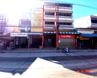 อาคารพาณิชย์ ถนนนิตโย อุดรธานี : อาคารพาณิชย์ สำหรับขาย - สว่างแดนดิน สว่างแดนดิน สกลนคร