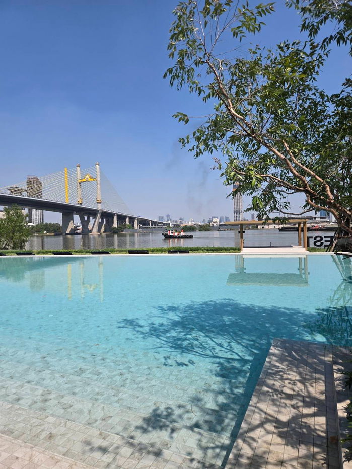 รูป ขายดาวน์คอนโดนิว ริเวอร์เรสต์ ราษฎร์บูรณะ ตึก G ชั้น 18 ทำเลดี เดินทางสะดวก - รูปที่ 10/10