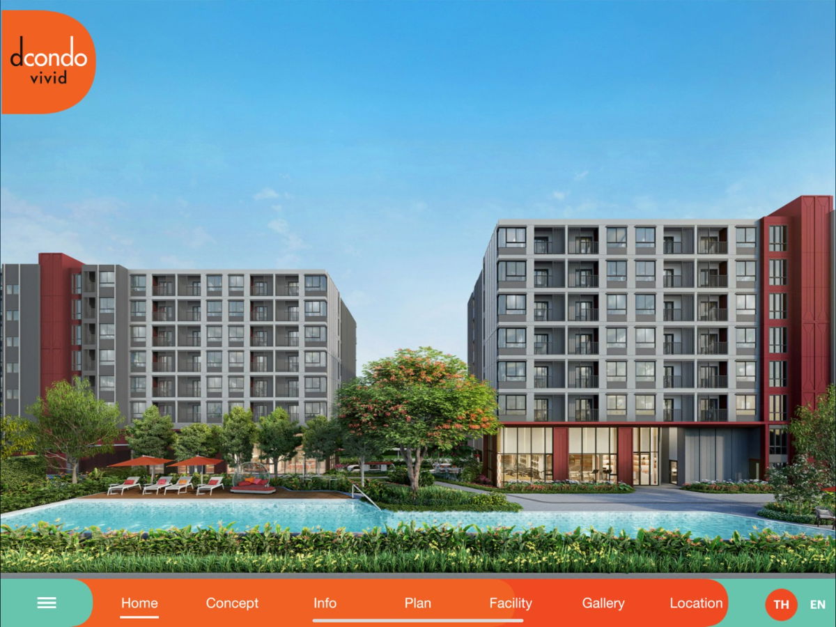 รูป ขายดีคอนโด วิวิด ติดมหาวิทยาลัยกรุงเทพ ห้อง 26 ตรม ชั้น 6 อาคาร A ฟรีเครื่องใช้ไฟฟ้า - รูปที่ 1/18