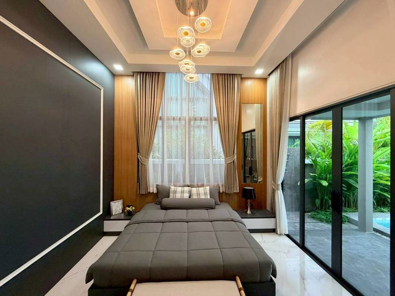 รูป บ้านพลูวิลล่าพัทยา หลังริม สร้างใหม่ พร้อมเข้าอยู่ ใกล้อ่างเก็บน้ำมาบประชัน - รูปที่ 14/20