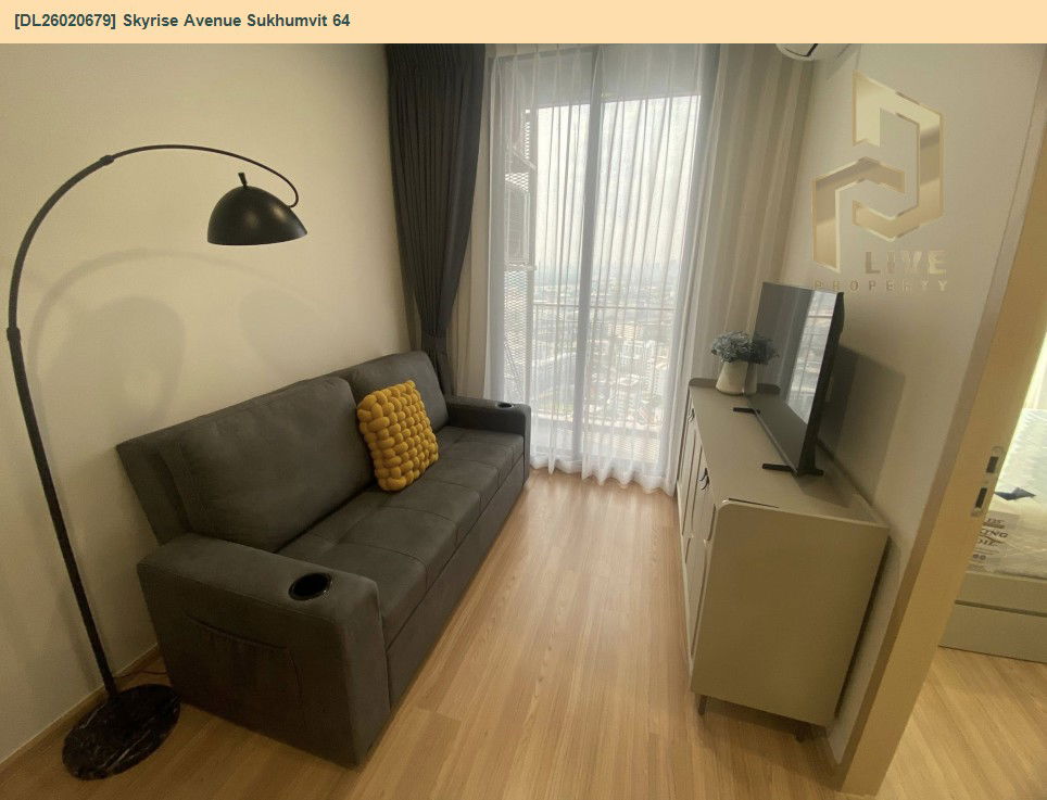รูป DL26020679 ให้เช่าคอนโด สกายไรส์ อเวนิว สุขุมวิท 64 (Skyrise Avenue Sukhumvit 64) ใกล้ BTS ปุณณวิธี พร้อมเข้าอยู่ โทรด่วน 0653619502 LineID @897iyzll - รูปที่ 2/8