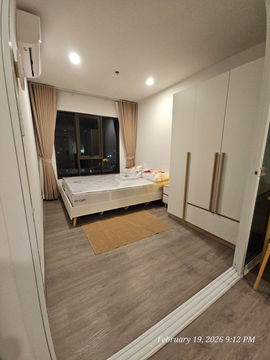 รีเจ้นท์ โฮม วุฒากาศ 1B1B ชั้น 28 ตึก A ขนาด 26 ตร.ม เช่า 11,000 บาท/เดือน Ready to move in