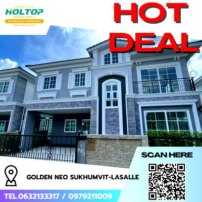 Houses for rent Tesco Lotus Srinakarindra : #R9353 🎉 210269 House for Rent: Golden Neo Sukhumvit-LaSalle