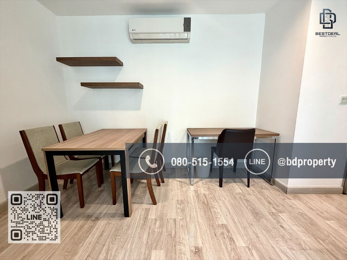 รูป Bestdeal ขายด่วน 2 ห้องนอนขนาด 46 sqm.ขายเพียง 6.29 ล้านเท่านั้น ตกแต่งสวย เฟอร์ครบ ใกล้MRT และ เซ็นทรัลพระราม 9 เพียง 80 ม. - รูปที่ 3/13