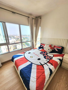 🌿🌿🌿 ให้เช่าคอนโด IVY River ราษฏร์บูรณะ (( 30 ตรม / 7499 ต่อเดือน / ติดวอลเปเปอร์ / ห้องมุมเห็นวิว 2 ด้าน / วิวแม่น้ำ )) ถูกสุดในโครงการ