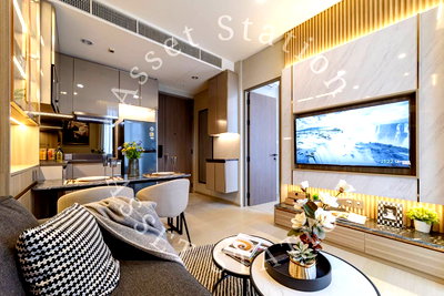 คอนโดให้เช่า : 🏢ให้เช่า The Extro Phayathai-Rangnam แต่งครบ เฟอร์จัดเต็ม หิ้วกระเป๋ามาเข้าอยู่ได้เลย!✨