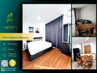 Houses for rent Suwannaphum International Airport : OP02050 - Pleno Sukhumvit-Bangna 3