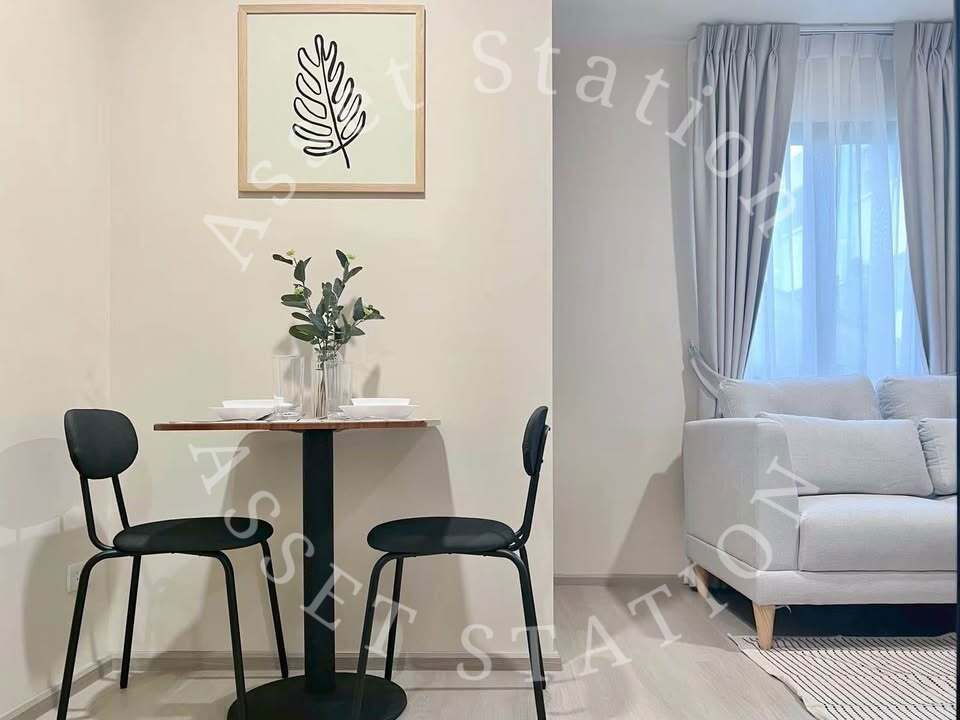 รูป 🏢พร้อมเช่า The Belgravia @ Ratchada 17 ห้องกว้างเฟอร์ครบพร้อมเข้าอยู่ทันที MRT สุทธิสาร✨ - รูปที่ 8/12