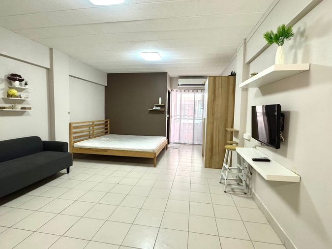 ให้เช่า Ratchada City ห้วยขวาง 🏡 7,000 มีเครื่องซักผ้า พร้อมอยู่‼️#ตอบแชทไว 🔥🔥 รหัส M1258