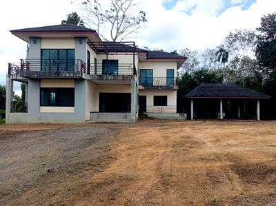 ที่ดิน ป่าบอน พัทลุง : K01247 ขายที่ดินพร้อมสิ่งปลูกสร้าง ถนนสายบ้านควนออก - บ้านน้ำรุ้ง ตำบลวังใหม่ อำเภอป่าบอน พัทลุง