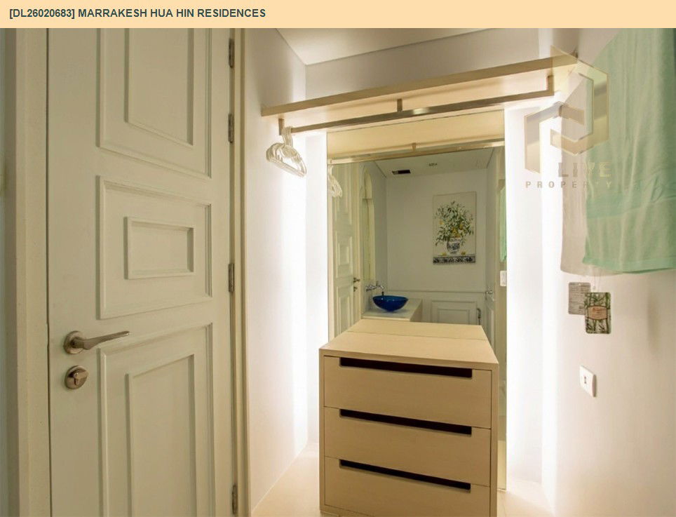 รูป DL26020683 ขายคอนโด มาราเกช หัวหิน เรสซิเดนซ์ (Marrakesh Hua Hin Residences) ใกล้ - พร้อมเข้าอยู่ โทรด่วน 0653619502 LineID @897iyzll - รูปที่ 10/21