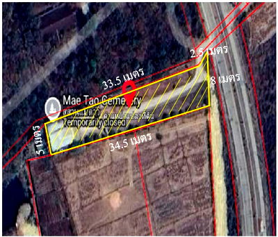 Land for sale Tak : Land and Building for Sale – Mae Sot, Tak Province, Thailand Total Area: 2 Rai 80.8 Sq.Wah